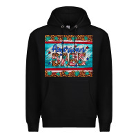 Black American babe leopard gemstone Premium Hoodie - Artiststas