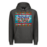Charcoal Heather American babe leopard gemstone Premium Hoodie - Artiststas