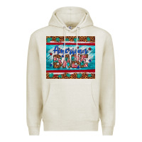 Oatmeal Heather American babe leopard gemstone Premium Hoodie - Artiststas