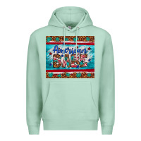Seafoam American babe leopard gemstone Premium Hoodie - Artiststas