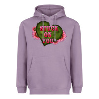 Lavender valentine's day stuck on you heart sunflowers Heavyweight Hoodie - RanaPortraitStore