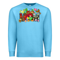 Ocean Blue mexican mom gnome Premium Sweatshirt - CTS Tumbler Store