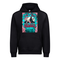 Black just a girl who loves pandas Urban Hoodie - LillyAllenDesigns