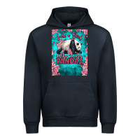 Navy just a girl who loves pandas Urban Hoodie - LillyAllenDesigns