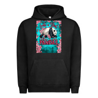 Pigment Black just a girl who loves pandas Urban Hoodie - LillyAllenDesigns