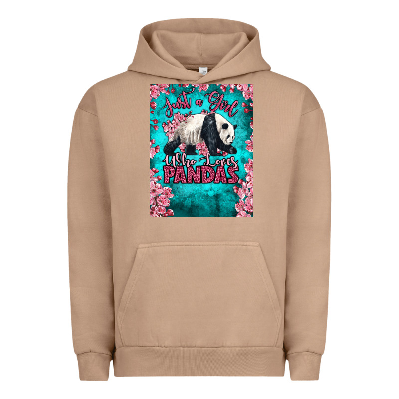 Just A Girl Who Loves Pandas Urban Hoodie by LillyAllenDesigns | Teevron
