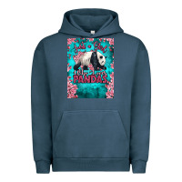 Pigment Midnight Navy just a girl who loves pandas Urban Hoodie - LillyAllenDesigns