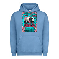 Pigment Pebble Blue just a girl who loves pandas Urban Hoodie - LillyAllenDesigns