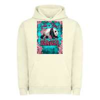 Pigment Pistachio just a girl who loves pandas Urban Hoodie - LillyAllenDesigns
