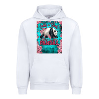 White just a girl who loves pandas Urban Hoodie - LillyAllenDesigns