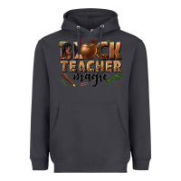 Smoke black teacher magic melanin Heavyweight Hoodie - texasbilliewilder