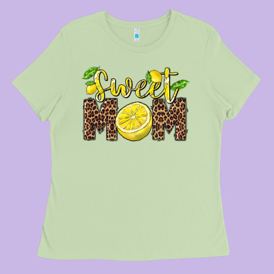 Sweet Mom Lemon Ladies Tee Designed By Barkaloodesign