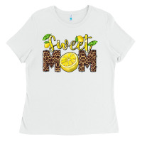 White sweet mom lemon Ladies Tee - BarkalooDesign