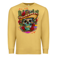 Antique Gold mexican skeleton Premium Sweatshirt - CTS Tumbler Store