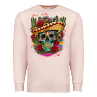 Pale Pink mexican skeleton Premium Sweatshirt - CTS Tumbler Store