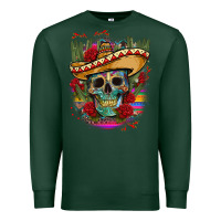 Sports Green mexican skeleton Premium Sweatshirt - CTS Tumbler Store