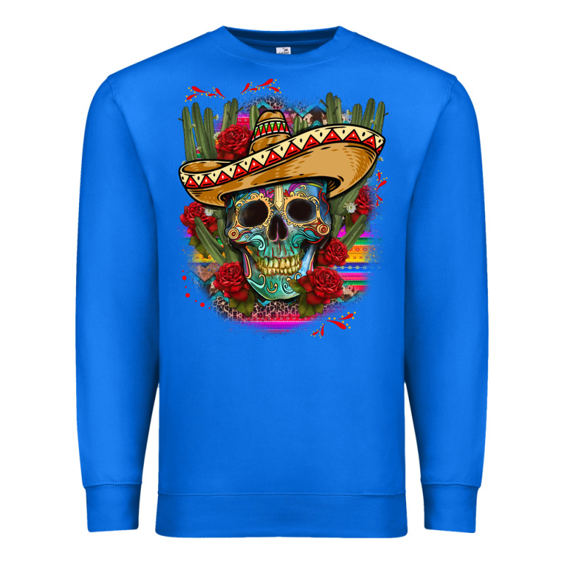 Mexican Skeleton Premium Sweatshirt by CTS Tumbler Store | Teevron