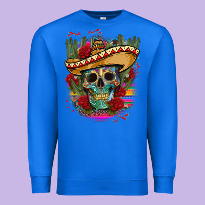 Mexican Skeleton Premium Sweatshirt Designed By Cts Tumbler Store