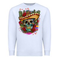 White mexican skeleton Premium Sweatshirt - CTS Tumbler Store
