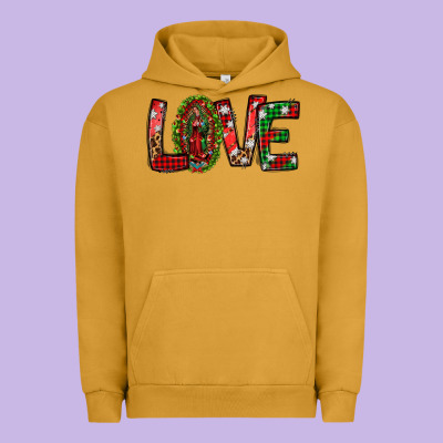 Our Lady Of Guadalupe Christmas Love Urban Hoodie Designed By Jasminsmagicworld