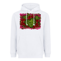 White Valentine Cactus Heart with Roses Heavyweight Hoodie - RanaPortraitStore