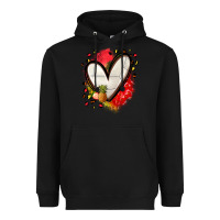 Black fruits and volleyball heart Heavyweight Hoodie - Zillion Design Studio