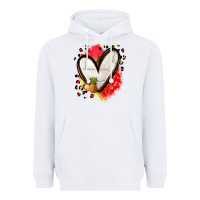 White fruits and volleyball heart Heavyweight Hoodie - Zillion Design Studio