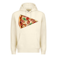 Sandshell pizza slice Premium Hoodie - AdoDesignShop