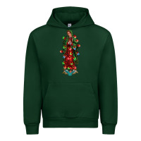 Forest Green our lady of Guadalupe Christmas Urban Hoodie - Jasminsmagicworld