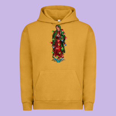 Our Lady Of Guadalupe Christmas Urban Hoodie Designed By Jasminsmagicworld