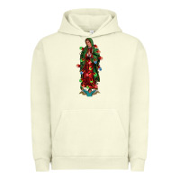 Pigment Pistachio our lady of Guadalupe Christmas Urban Hoodie - Jasminsmagicworld