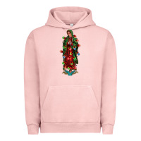 Pigment Salmon our lady of Guadalupe Christmas Urban Hoodie - Jasminsmagicworld