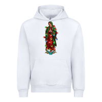 White our lady of Guadalupe Christmas Urban Hoodie - Jasminsmagicworld