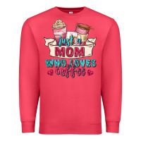 Cardinal just a mom who loves coffee Premium Sweatshirt - Zillion Design Studio