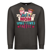 Smoke just a mom who loves coffee Premium Sweatshirt - Zillion Design Studio