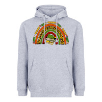 Heather Grey black history teacher rainbow Heavyweight Hoodie - texasbilliewilder