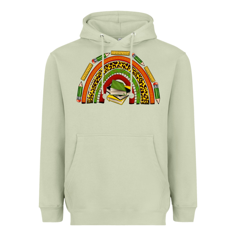 Black History Teacher Rainbow Heavyweight Hoodie by texasbilliewilder | Teevron