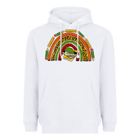 White black history teacher rainbow Heavyweight Hoodie - texasbilliewilder