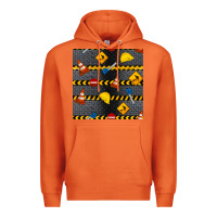 Carrot construction signs seamless pattern Premium Hoodie - BundleAndBundleShop