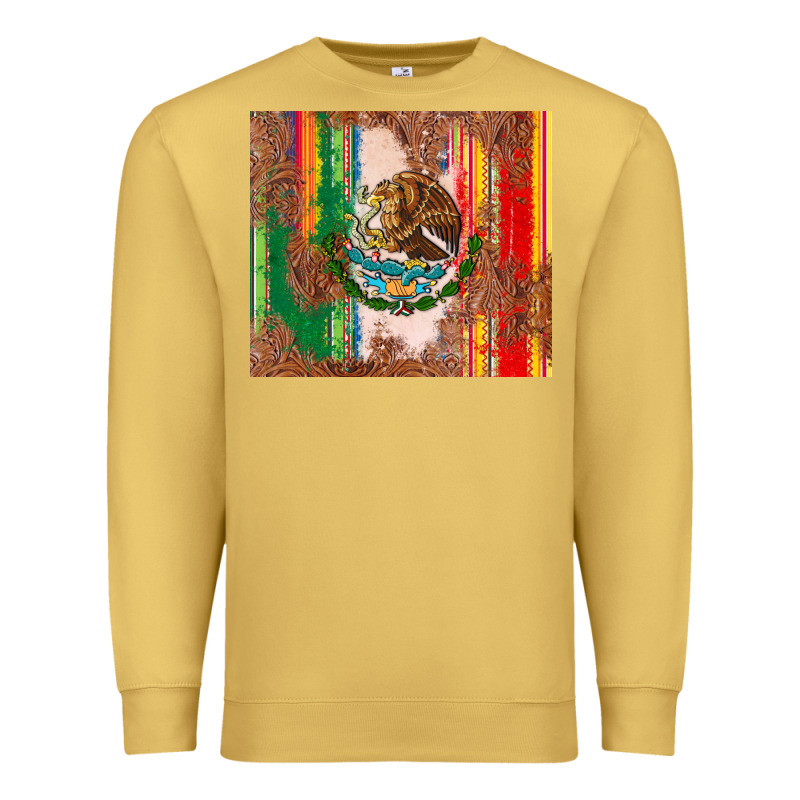Mexican Flag Serape Premium Sweatshirt by CTS Tumbler Store | Teevron