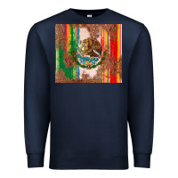 Navy mexican flag serape Premium Sweatshirt - CTS Tumbler Store