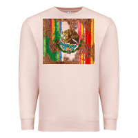 Pale Pink mexican flag serape Premium Sweatshirt - CTS Tumbler Store
