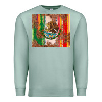 Seafoam mexican flag serape Premium Sweatshirt - CTS Tumbler Store