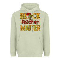 Matcha black teacher matter Heavyweight Hoodie - texasbilliewilder