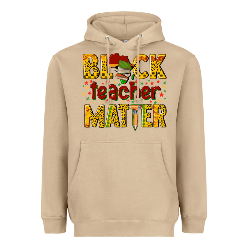 Black Teacher Matter Heavyweight Hoodie by texasbilliewilder | Teevron
