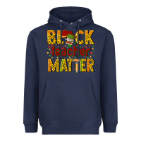 Navy black teacher matter Heavyweight Hoodie - texasbilliewilder
