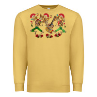 Antique Gold mexican skeletons Premium Sweatshirt - CTS Tumbler Store