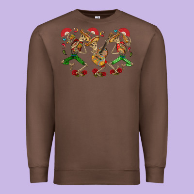 Mexican Skeletons Premium Sweatshirt Designed By Cts Tumbler Store