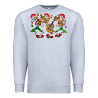 Heather Grey mexican skeletons Premium Sweatshirt - CTS Tumbler Store