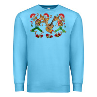 Ocean Blue mexican skeletons Premium Sweatshirt - CTS Tumbler Store